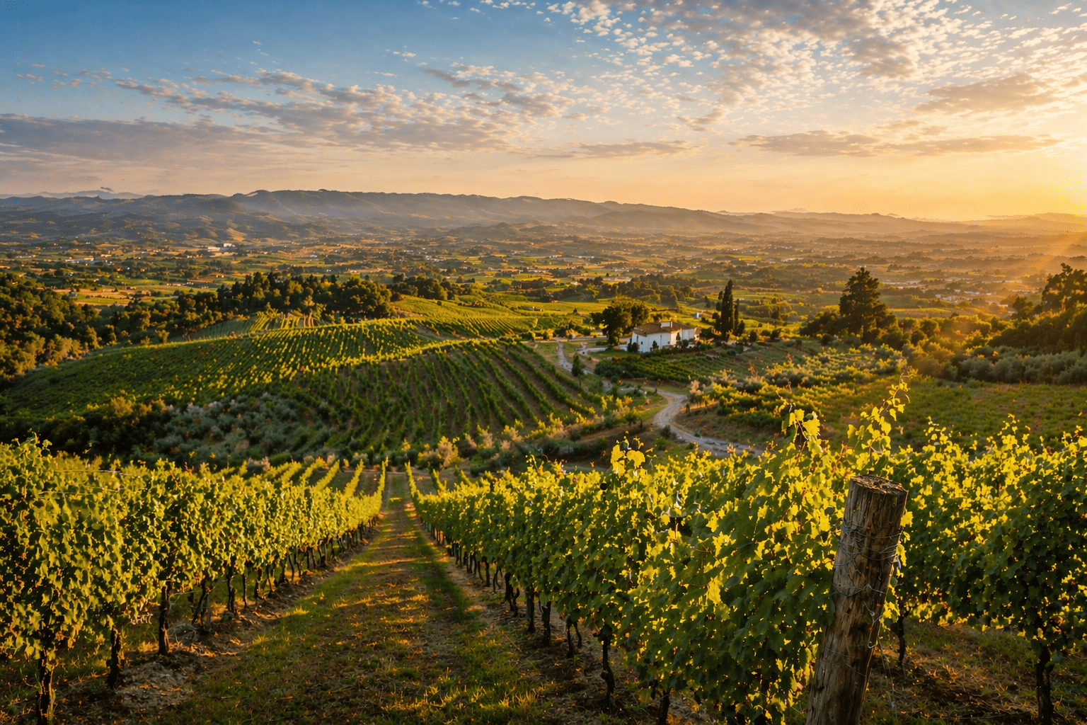 panoramic vineyard